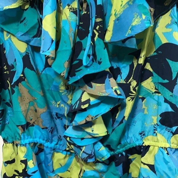 NWT Apostrophe Print Top Blouse Sleeveless size S - Picture 3 of 10